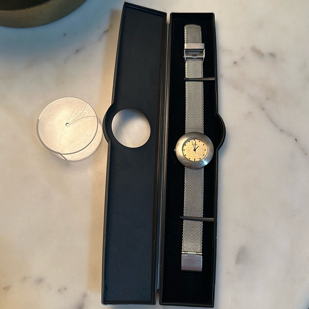 Boccia Titanium Womens Rose Gold Face Watch